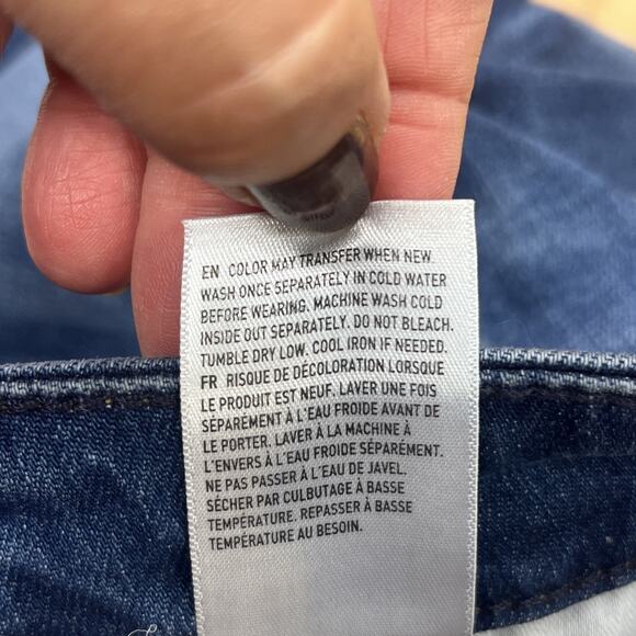 American Eagle Jeans Mens 30x32 Blue Original Boot Cut Blue Stretch Cowboy Denim - Picture 8 of 13